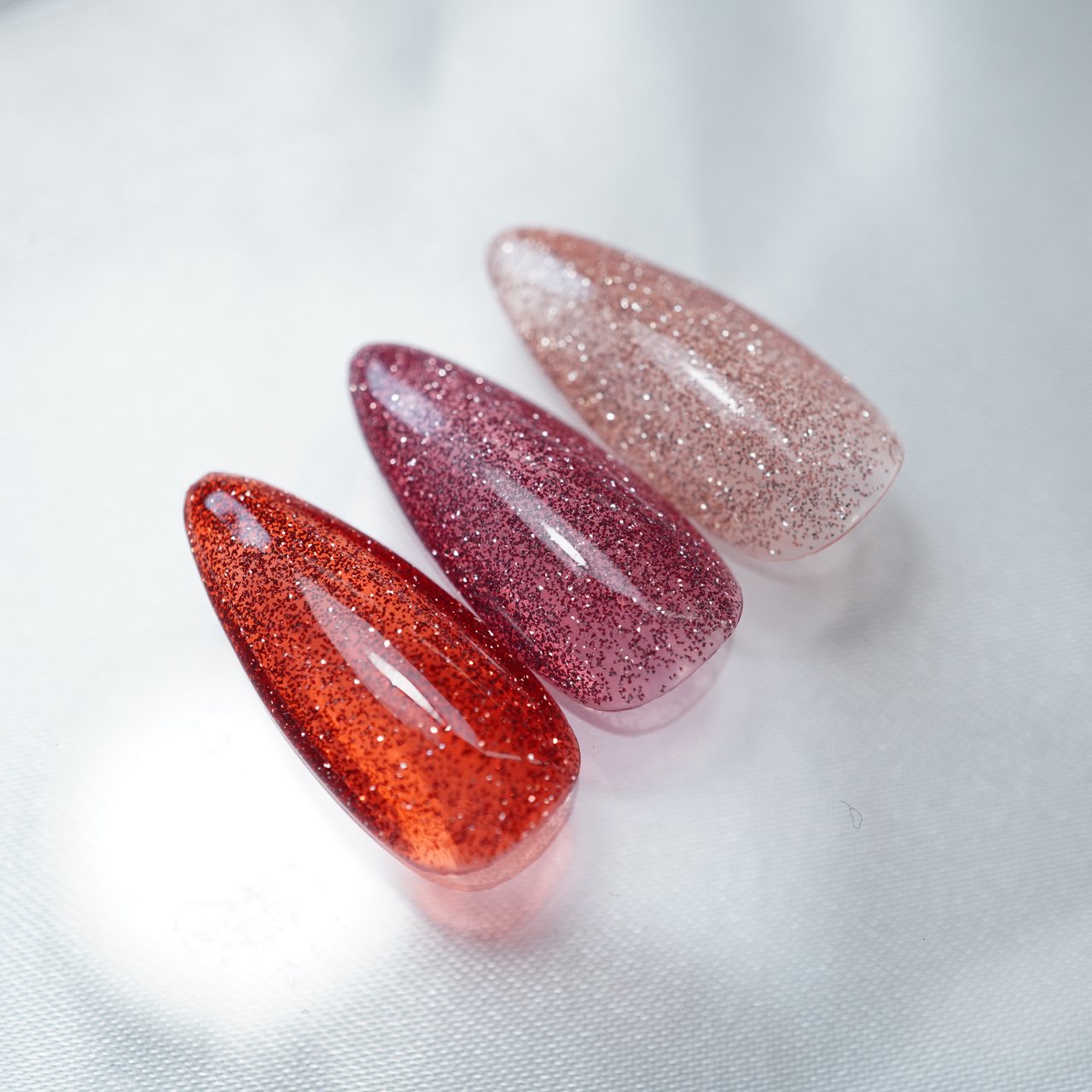 無料】エメナ『フラッシュジェル 1032~1034』3色カラーサンプルチップ