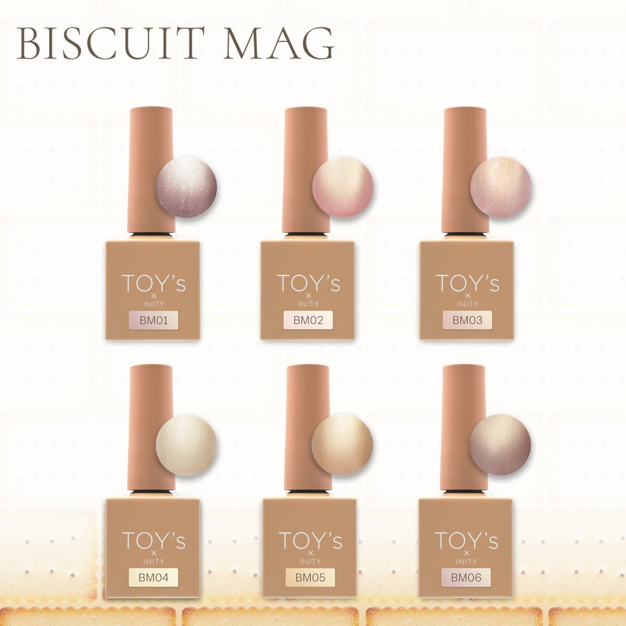 TOY＇s x INITY ビスケットマグコレクション6色