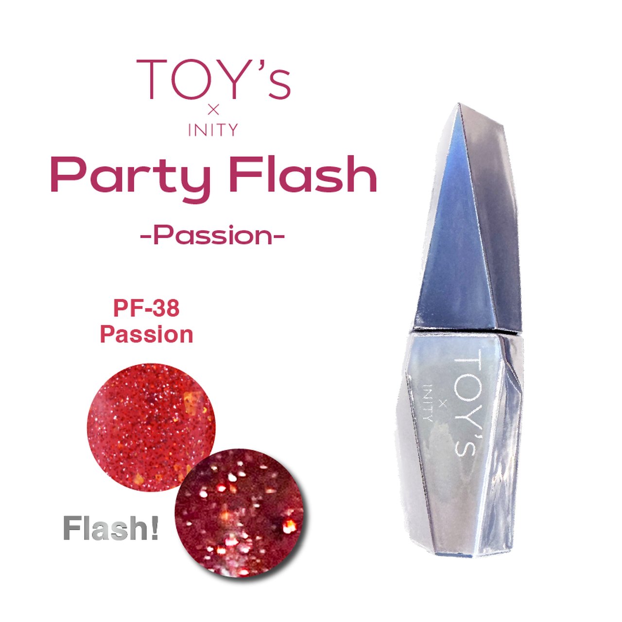 アイリー　トイズバイアイニティ チェリーボンボンフラッシュ TOY＇s x INITY パーティーフラッシュ パッション T