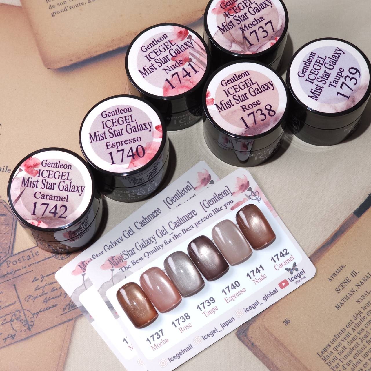 ICEGEL GENTLEON ミストスターギャラクシージェル_カシミヤ 6色セット