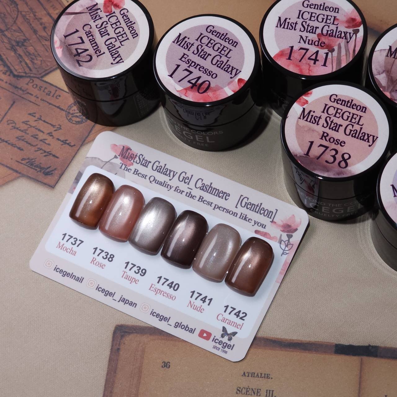 ICEGEL GENTLEON ミストスターギャラクシージェル_カシミヤ 6色セット