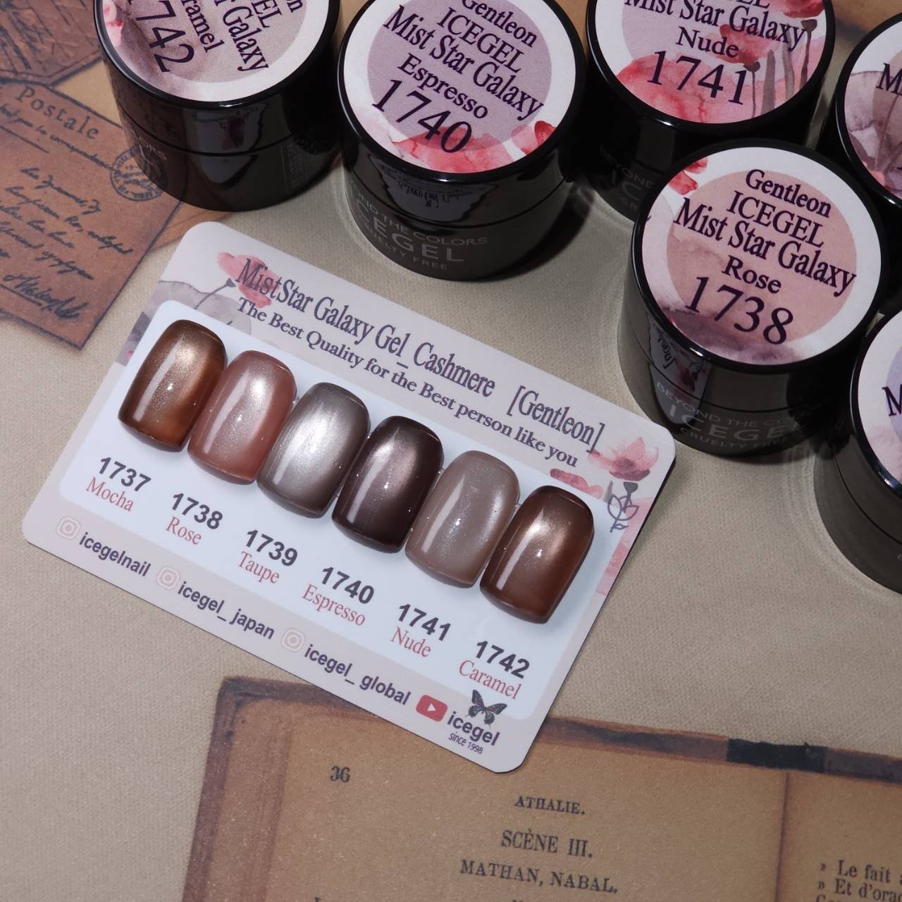 ICEGEL GENTLEON ミストスターギャラクシージェル_カシミヤ 6色セット
