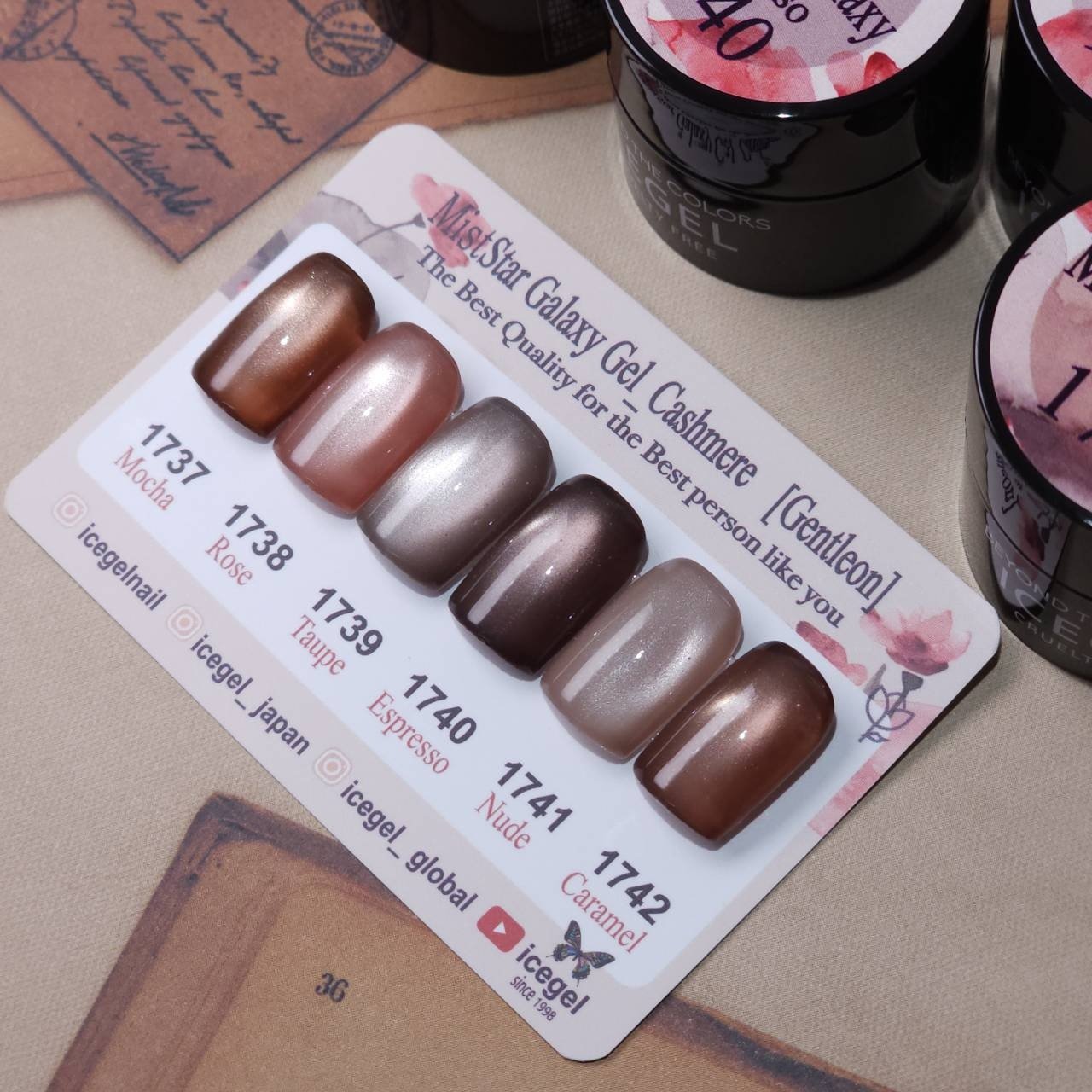 ICEGEL GENTLEON ミストスターギャラクシージェル_カシミヤ 6色セット