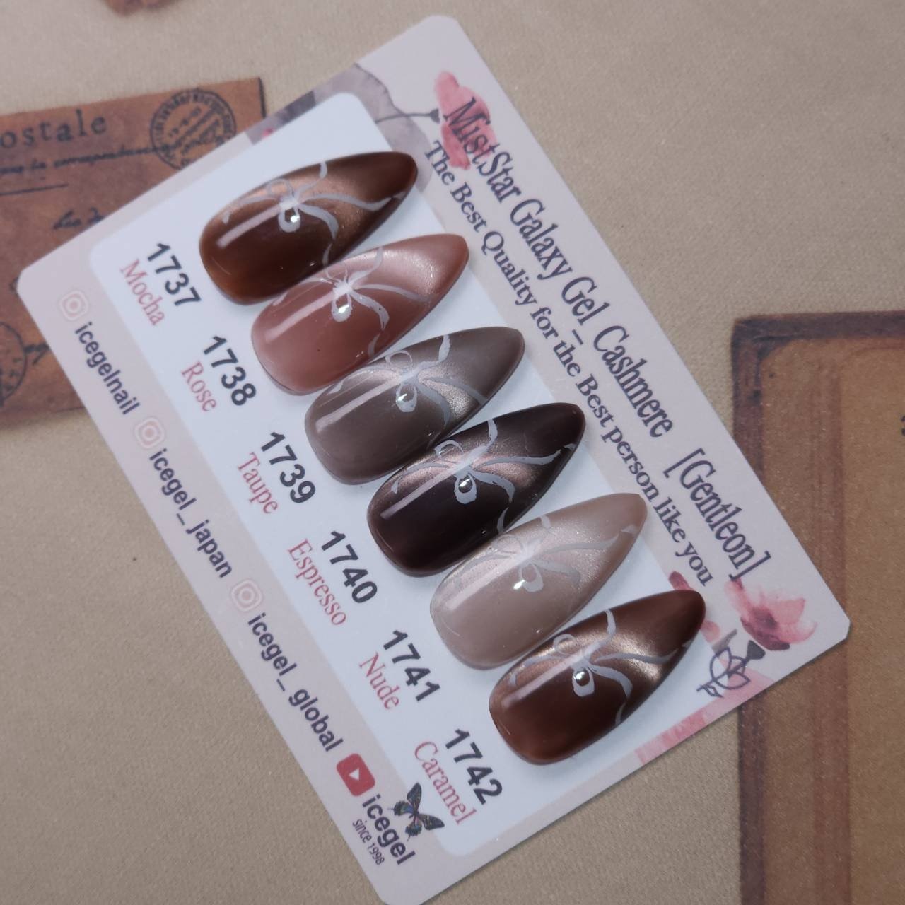 ICEGEL GENTLEON ミストスターギャラクシージェル_カシミヤ 6色セット