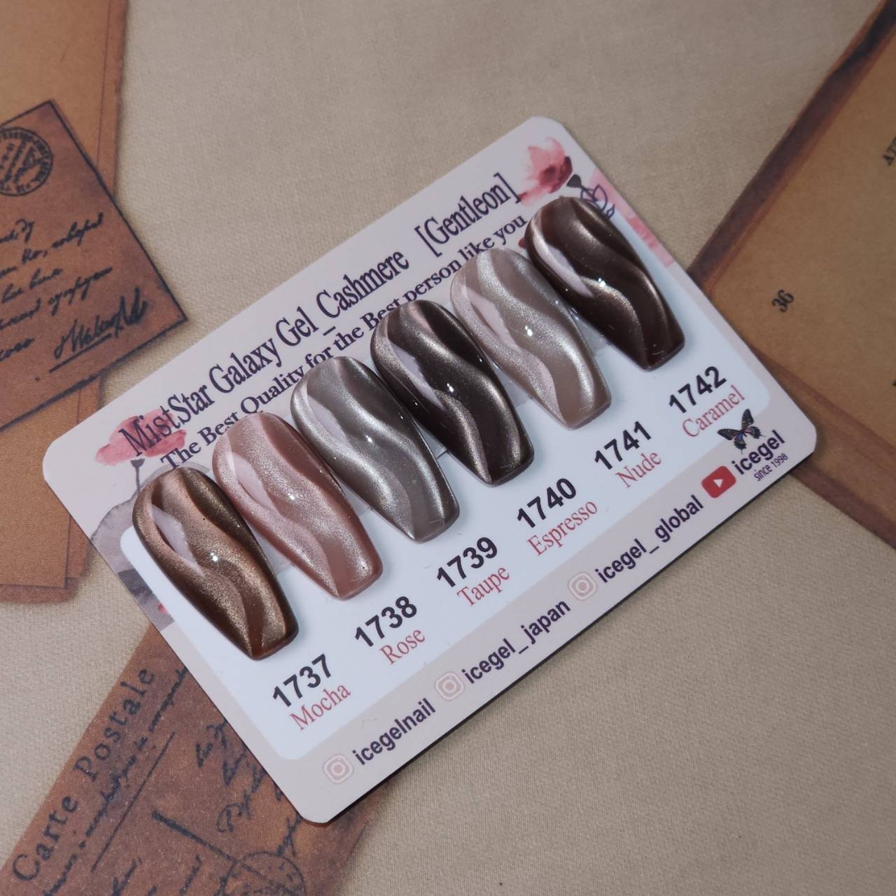 ICEGEL GENTLEON ミストスターギャラクシージェル_カシミヤ 6色セット