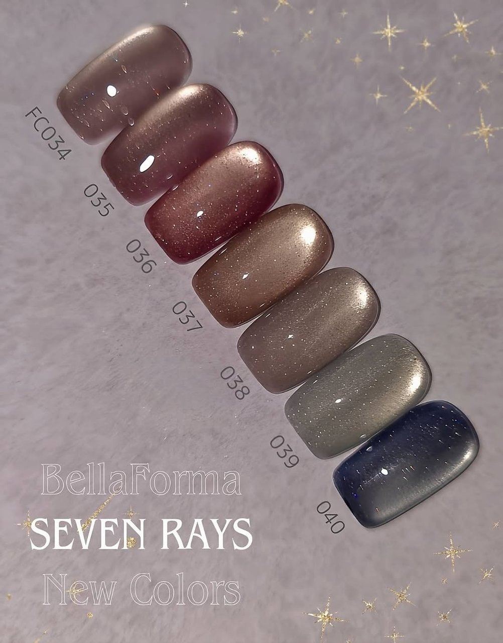 SEVEN RAYS（セブンレイズ）シリーズ全色セット | BellaForma（ベラ