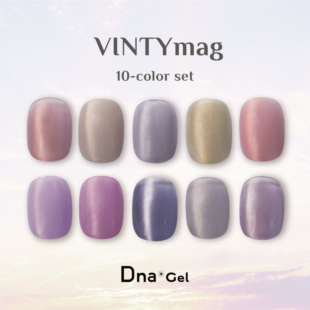 DnaGel VINTYmag 10色セット | Dna Gel（ディーナジェル） | カラー 