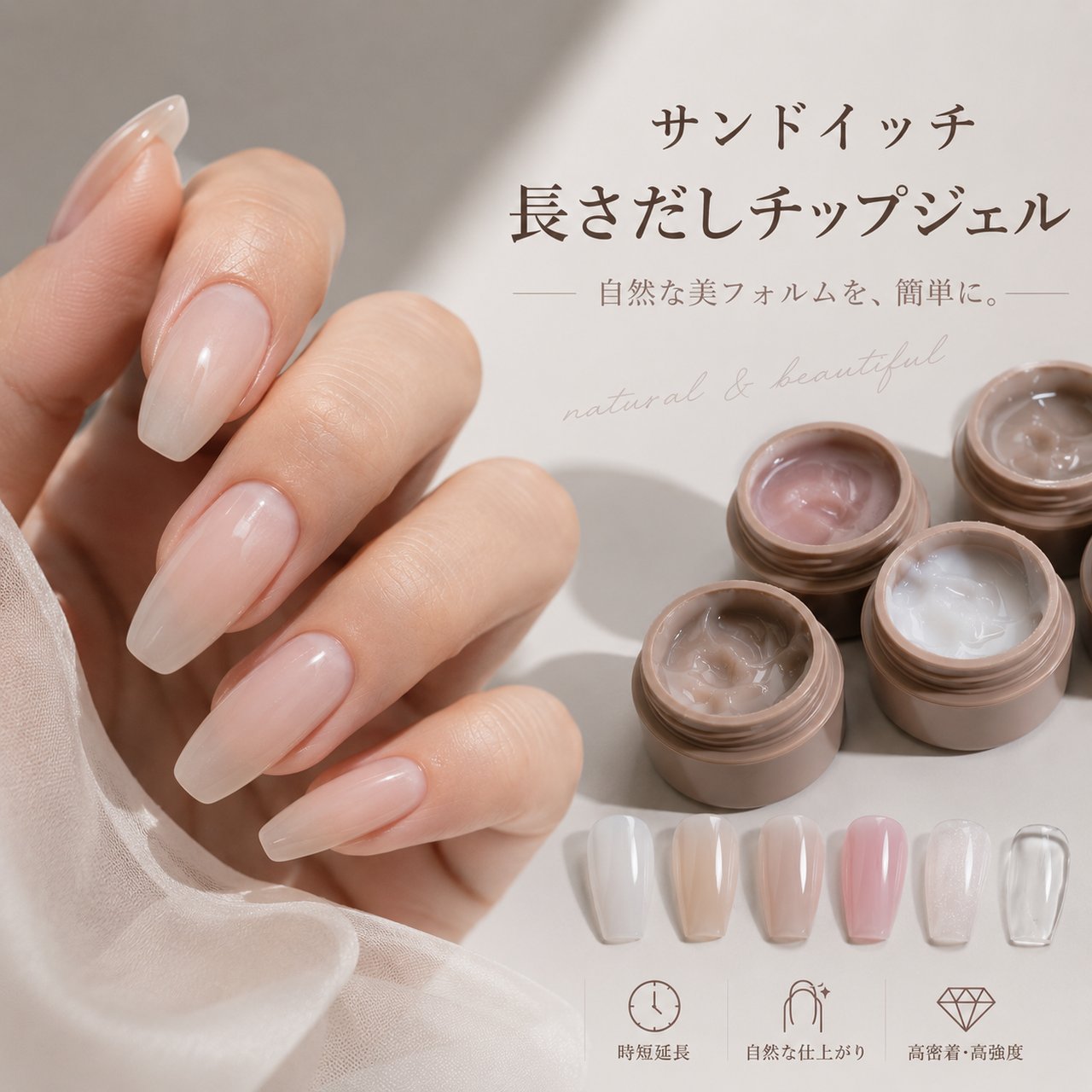 サンドイッチチップジェルセット【特典付】 | Motto Collection