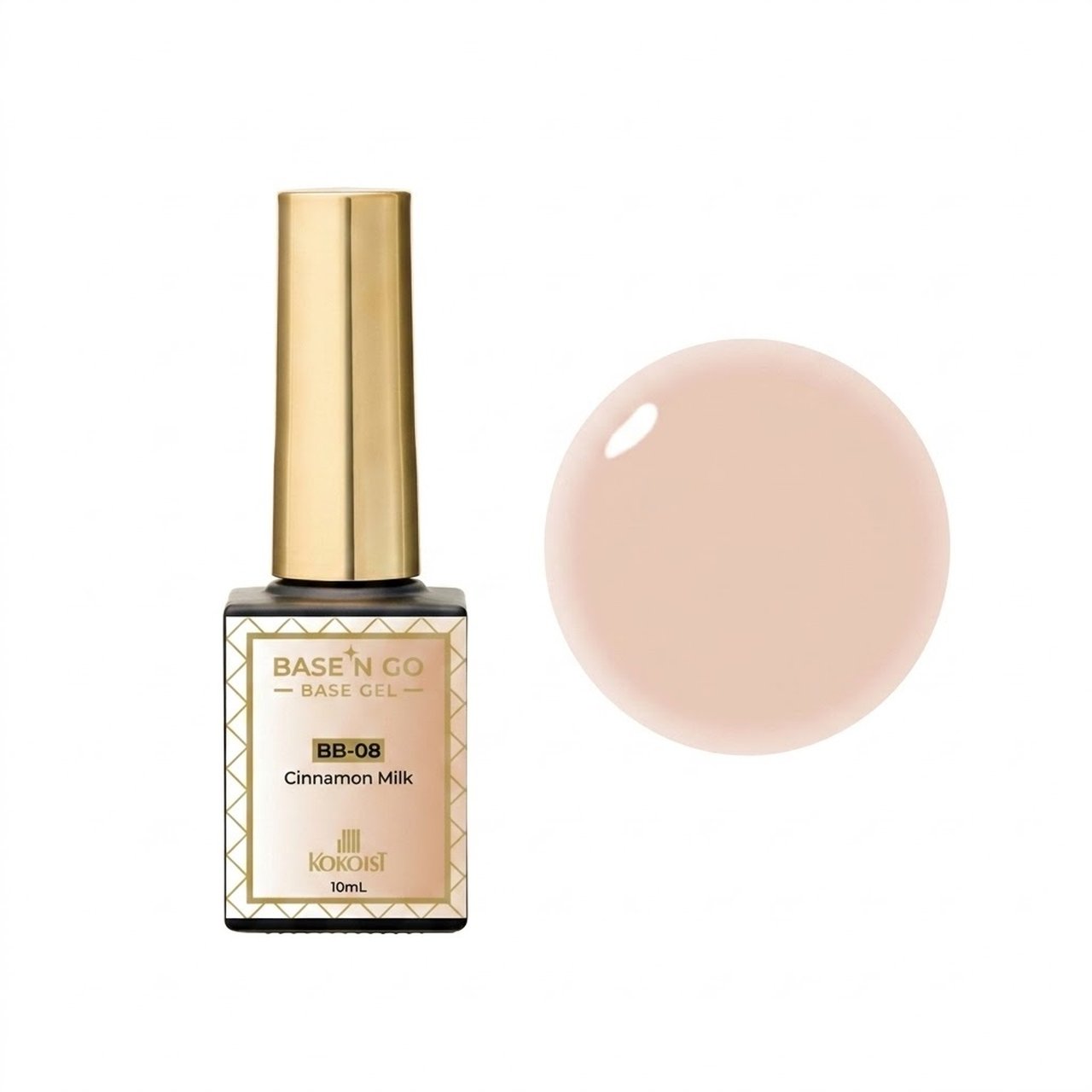 BB-08 Base'n Go Tinted Base Gel 【Renewal】Cinnamon Milk（シナモン