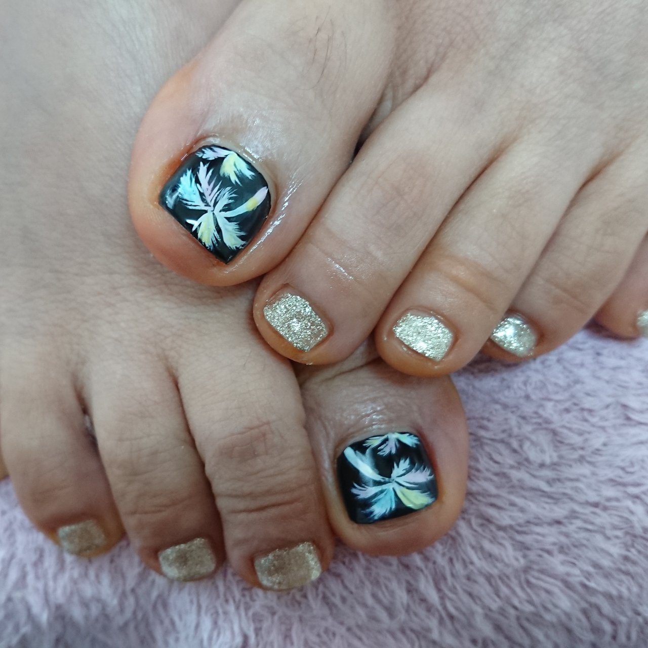 夏海リゾート浴衣フット Angelanailのネイルデザインno4345030