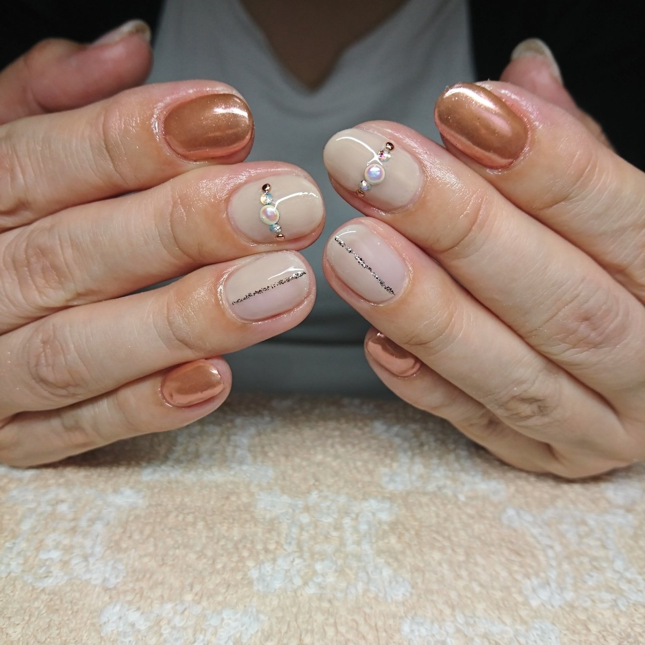 春夏ハンドシンプルワンカラー Nailsalonbrilliantのネイル