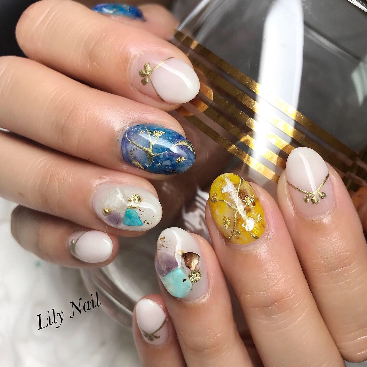 夏 七夕 リゾート 女子会 ハンド Lily Nailのネイルデザイン No ネイルブック