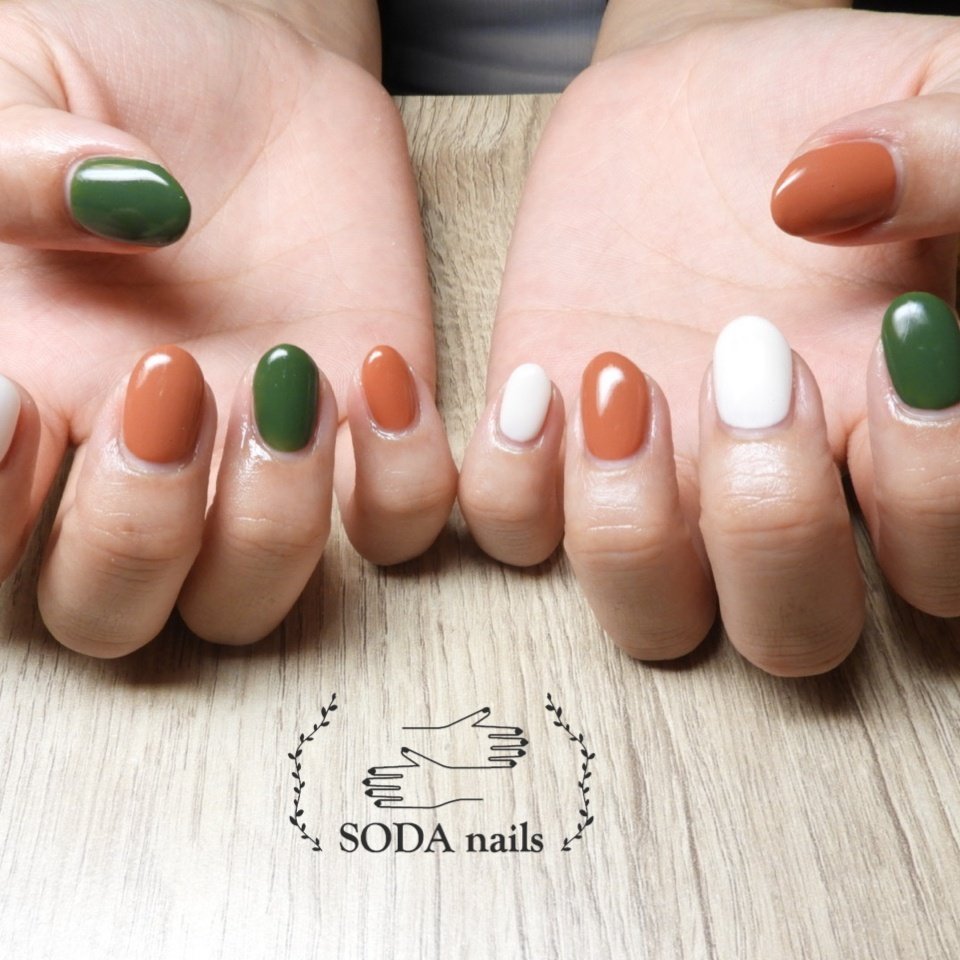 春 夏 オールシーズン ハンド シンプル Sodanailsのネイルデザイン No ネイルブック