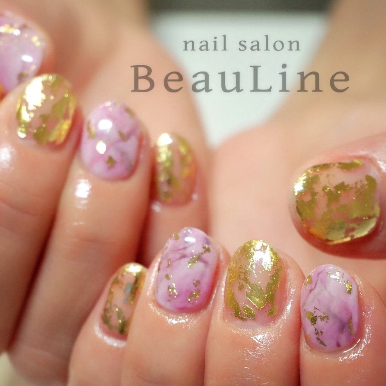 夏 オールシーズン 女子会 ハンド 大理石 Nailsalon Beaulineのネイルデザイン No ネイルブック