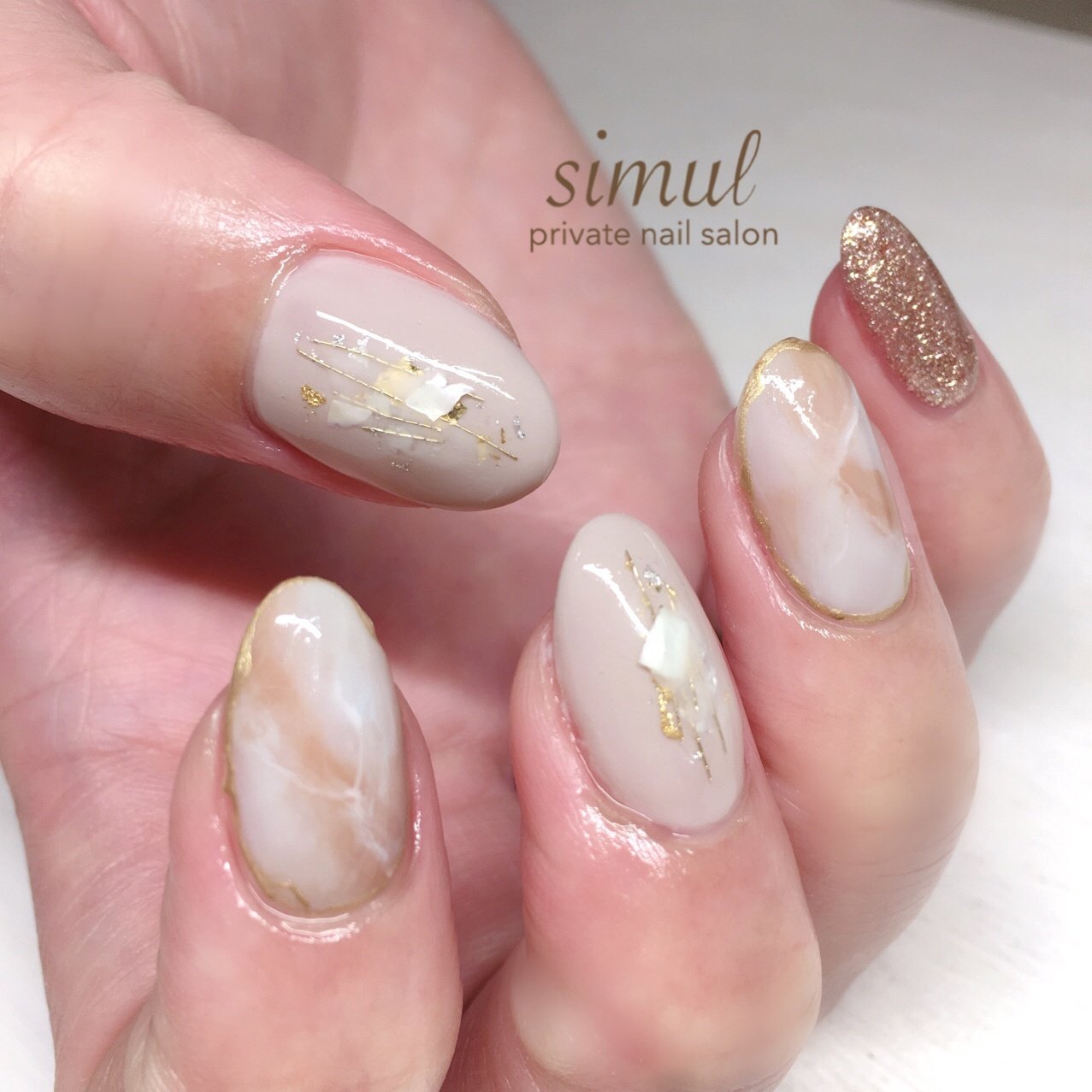 夏 オールシーズン リゾート 女子会 ハンド Simul シムール のネイルデザイン No ネイルブック