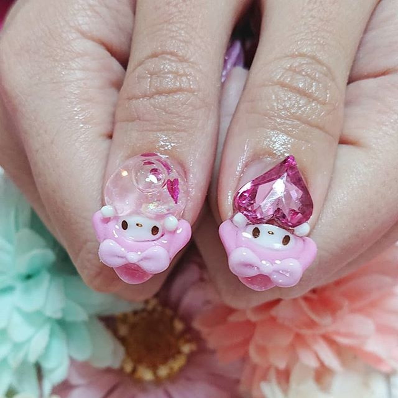 春/夏/オールシーズン/ライブ/ハンド - いろはねいる asakiのネイル