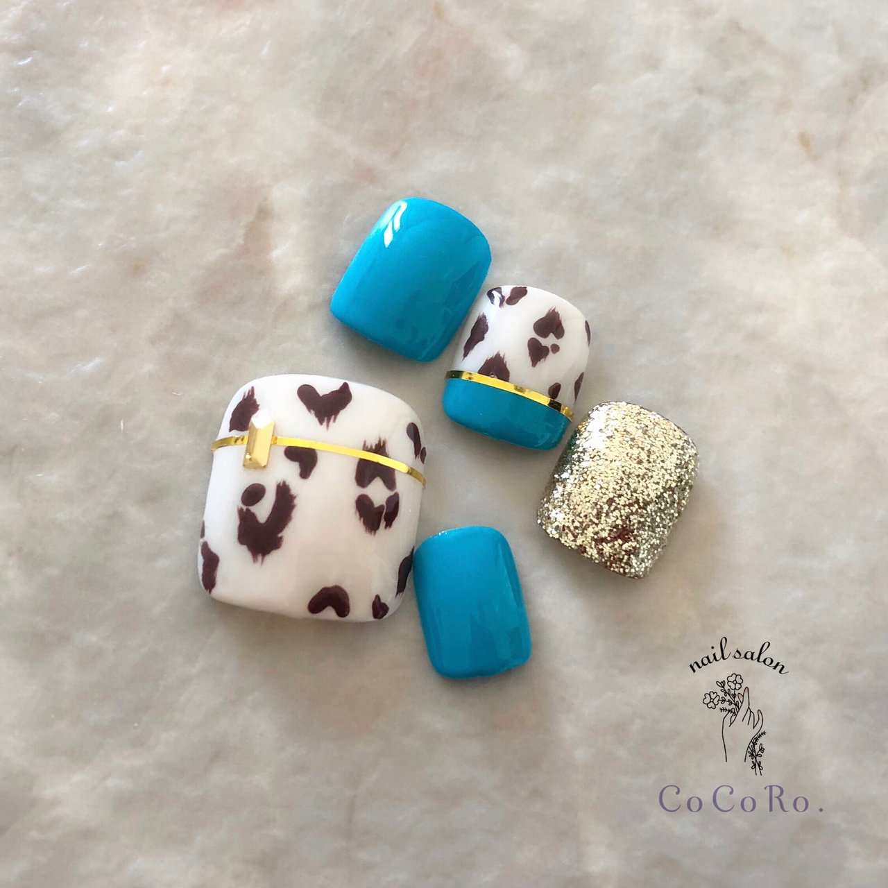 夏 海 リゾート 浴衣 フット Cocoroのネイルデザイン No ネイルブック