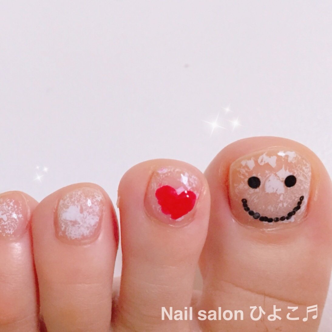 夏 バレンタイン 旅行 海 フット Nail Salon ひよこ のネイルデザイン No ネイルブック