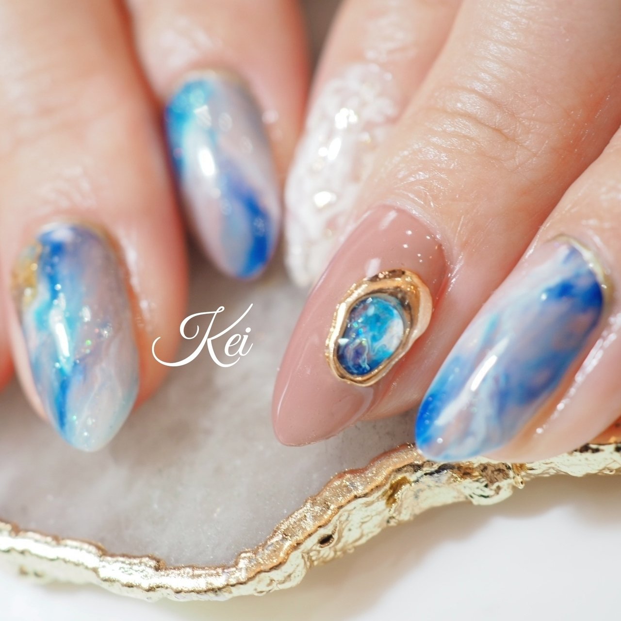 夏 旅行 海 リゾート ハンド Kazumiのネイルデザイン No ネイルブック