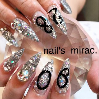 おすすめ順 ライブ フェス 数字ネイルのネイルデザイン ネイルブック