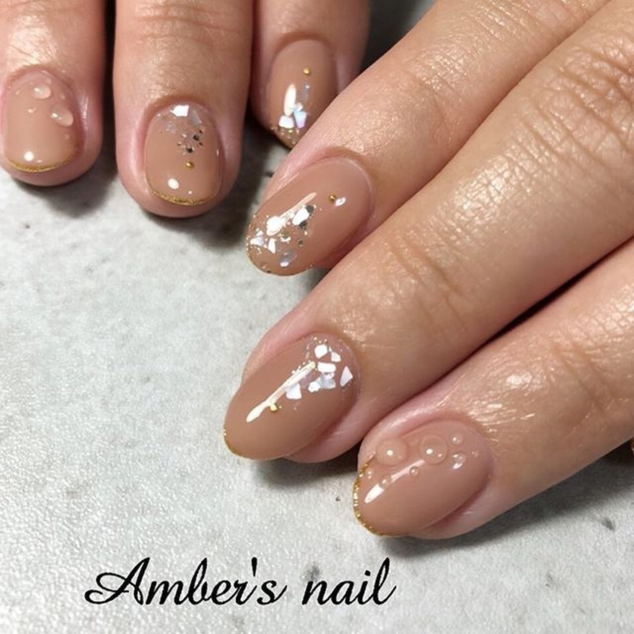 夏 デート 女子会 ハンド シンプル Amber S Nail アンバーズネイルのネイルデザイン No ネイルブック