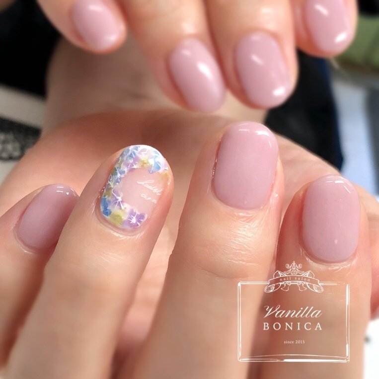 春 夏 梅雨 ハンド シンプル Nail Salon Vanilla Bonica バニラボニカ のネイルデザイン No 4354873 ネイル ブック