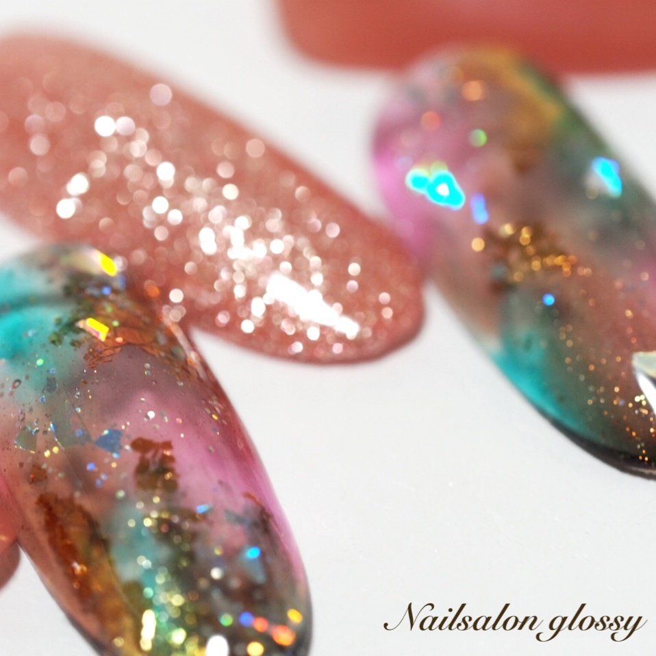 オールシーズン ハンド ワンカラー アンティーク エスニック Nailsalonglossy ネイルサロングロッシー のネイル デザイン No ネイルブック