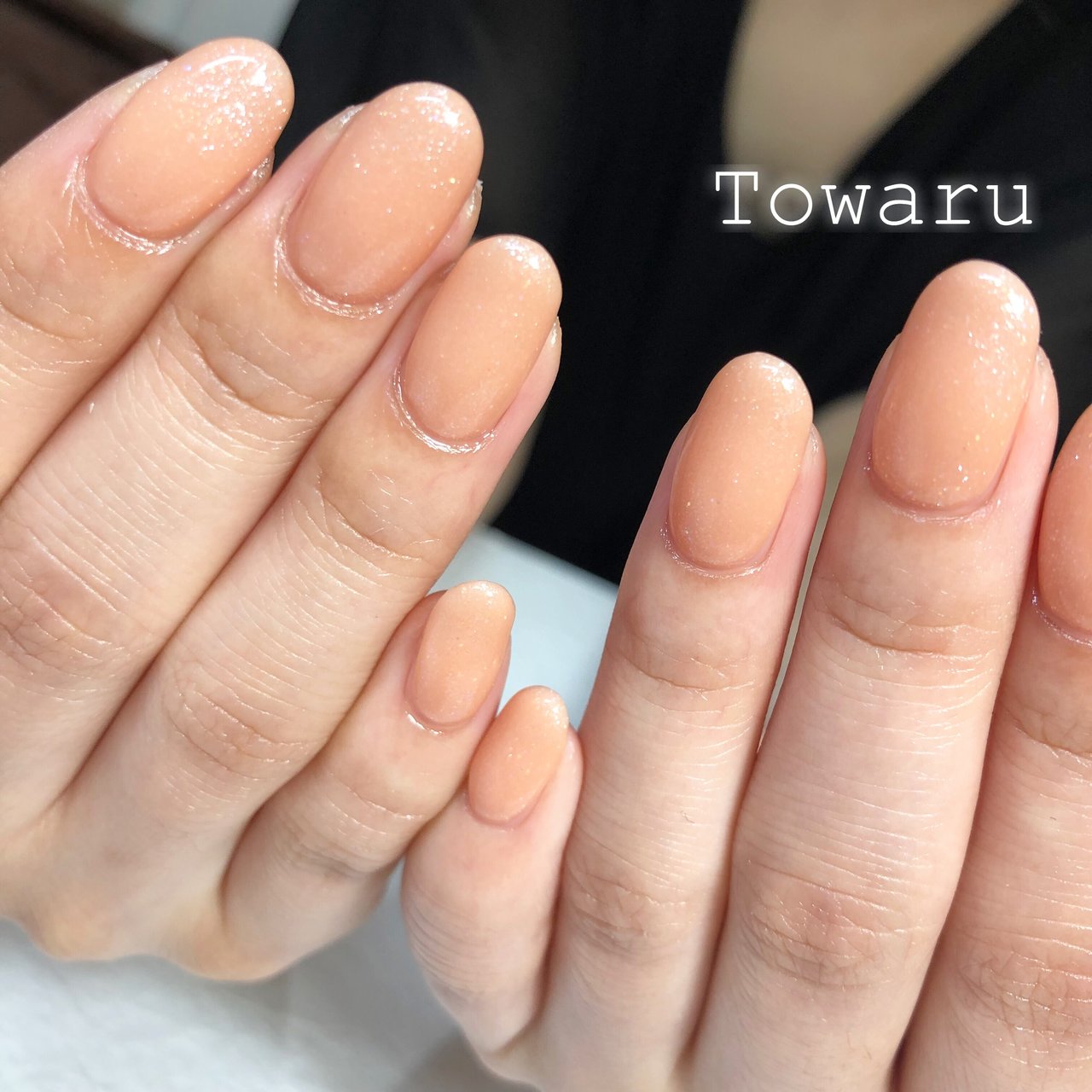 オールシーズン ハンド シンプル ワンカラー ベージュ Nailsalon Towaruのネイルデザイン No ネイルブック