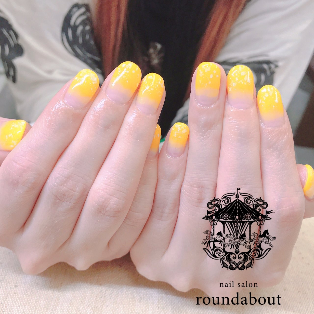 春夏海リゾートハンド Yukonail Salon Roundaboutのネイル