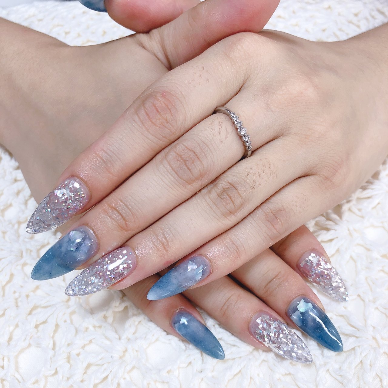 夏 海 リゾート ハンド ホログラム Nailsalon Hanaのネイルデザイン No ネイルブック