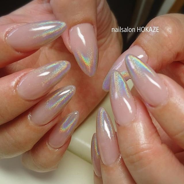 ハンド ユニコーン ベージュ ピンク スカルプチュア Nailsalon Hokazeのネイルデザイン No ネイルブック