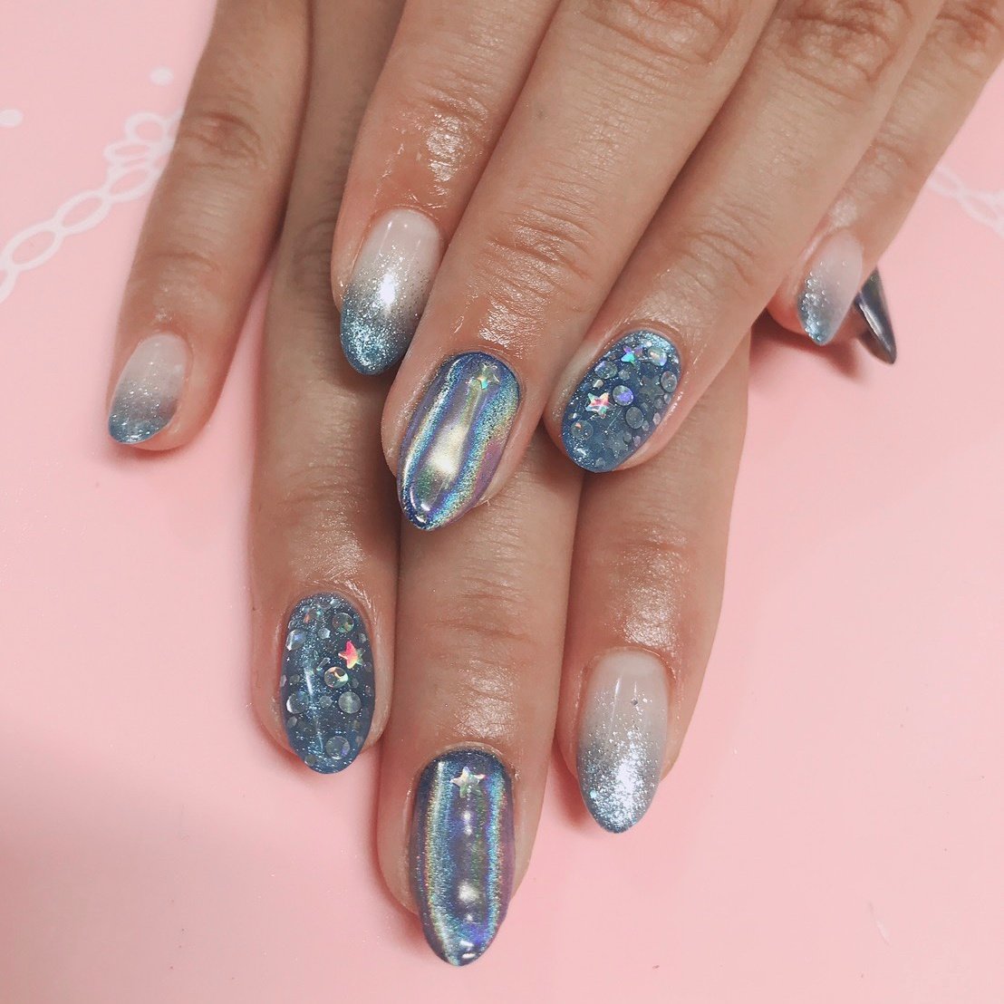 夏 海 リゾート ハンド ジェル プチプラネイルサロンnailynailyのネイルデザイン No ネイルブック