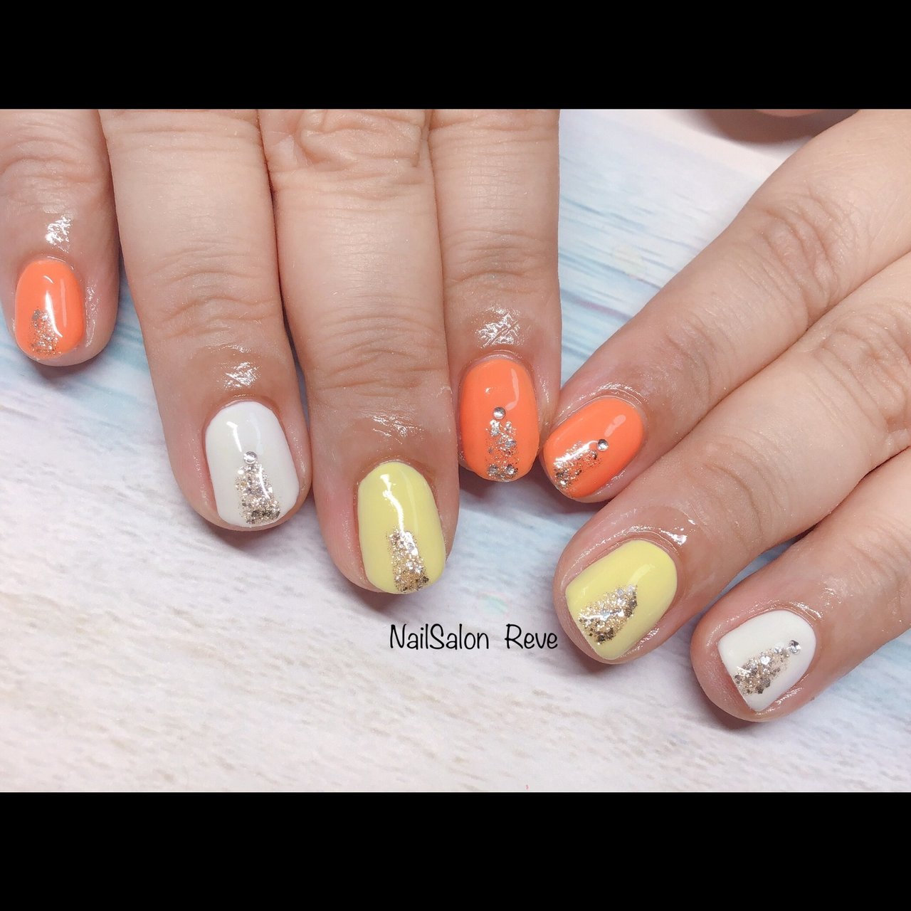 春 夏 海 リゾート ハンド Nail Salon Reveのネイルデザイン No 4370716 ネイルブック