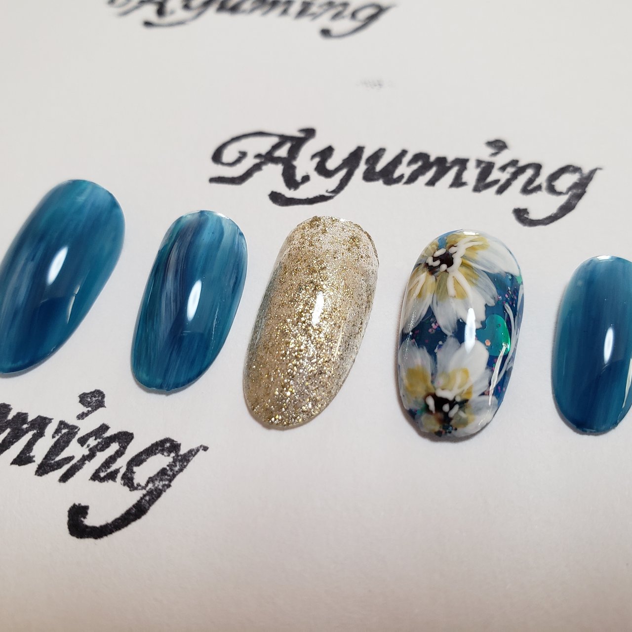 夏 旅行 梅雨 海 シンプル Ayumingnailのネイルデザイン No ネイルブック