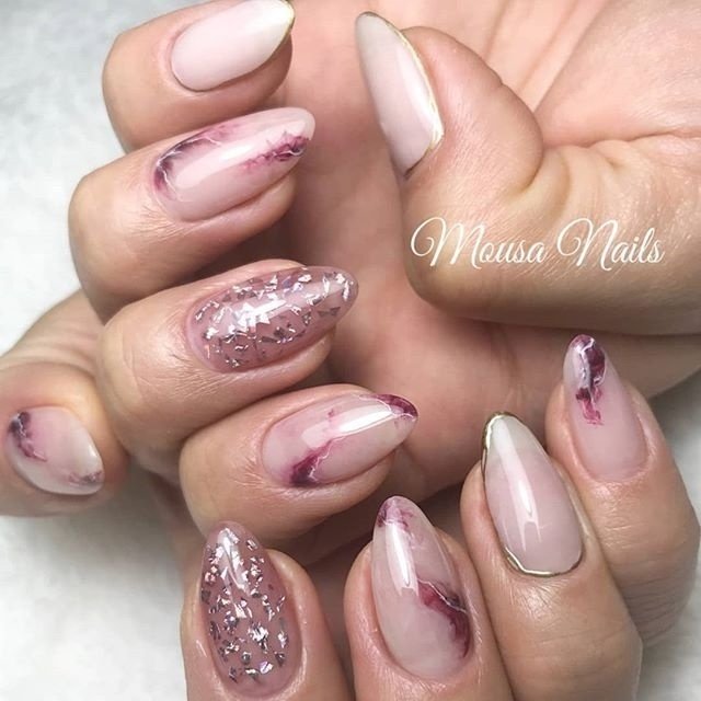 オールシーズン 旅行 海 オフィス ハンド Mousaのネイルデザイン No ネイルブック