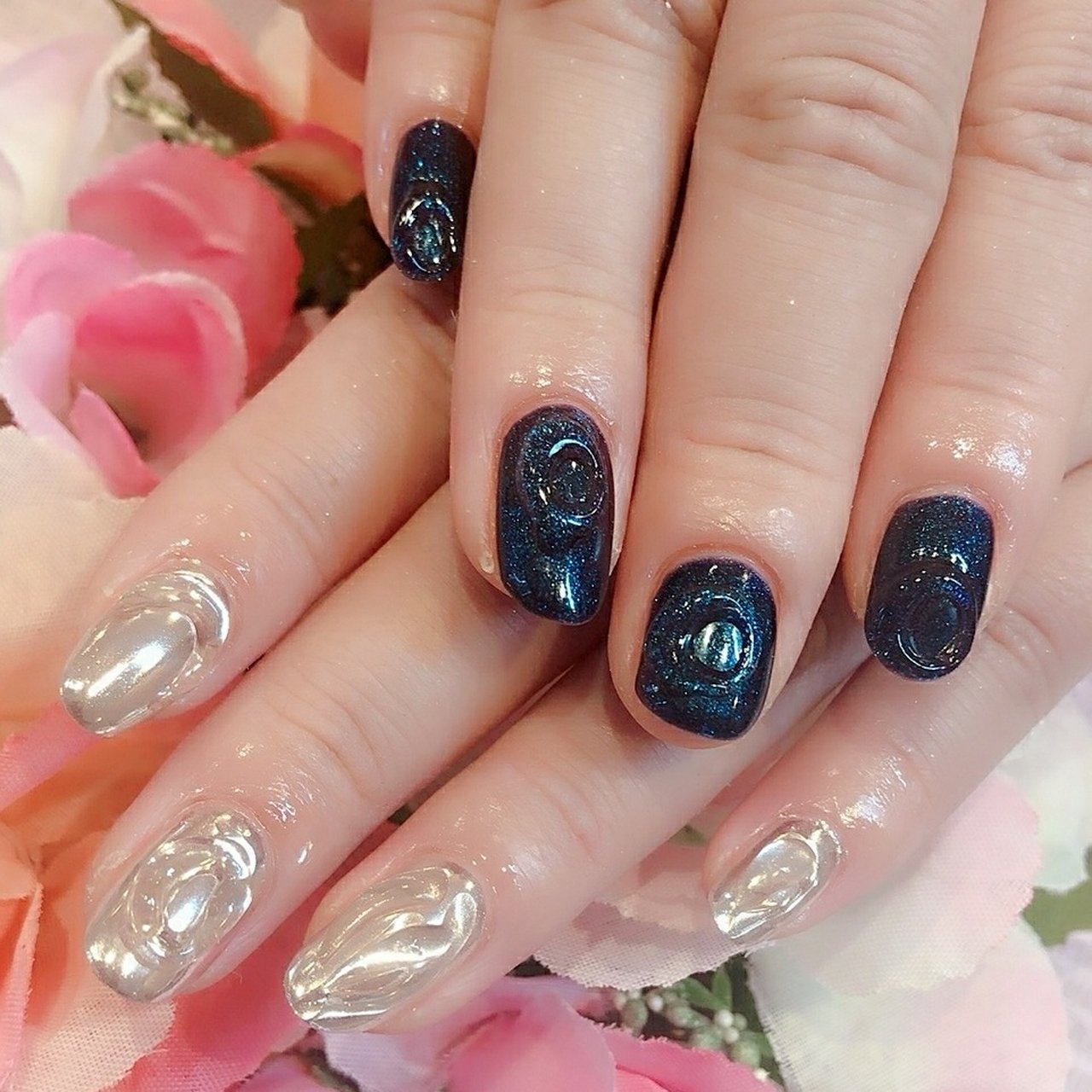 オールシーズン 浴衣 ライブ デート ハンド Beautysalonmyfairladyﾏｲﾌｪｱﾚﾃﾞｨのネイルデザイン No ネイルブック