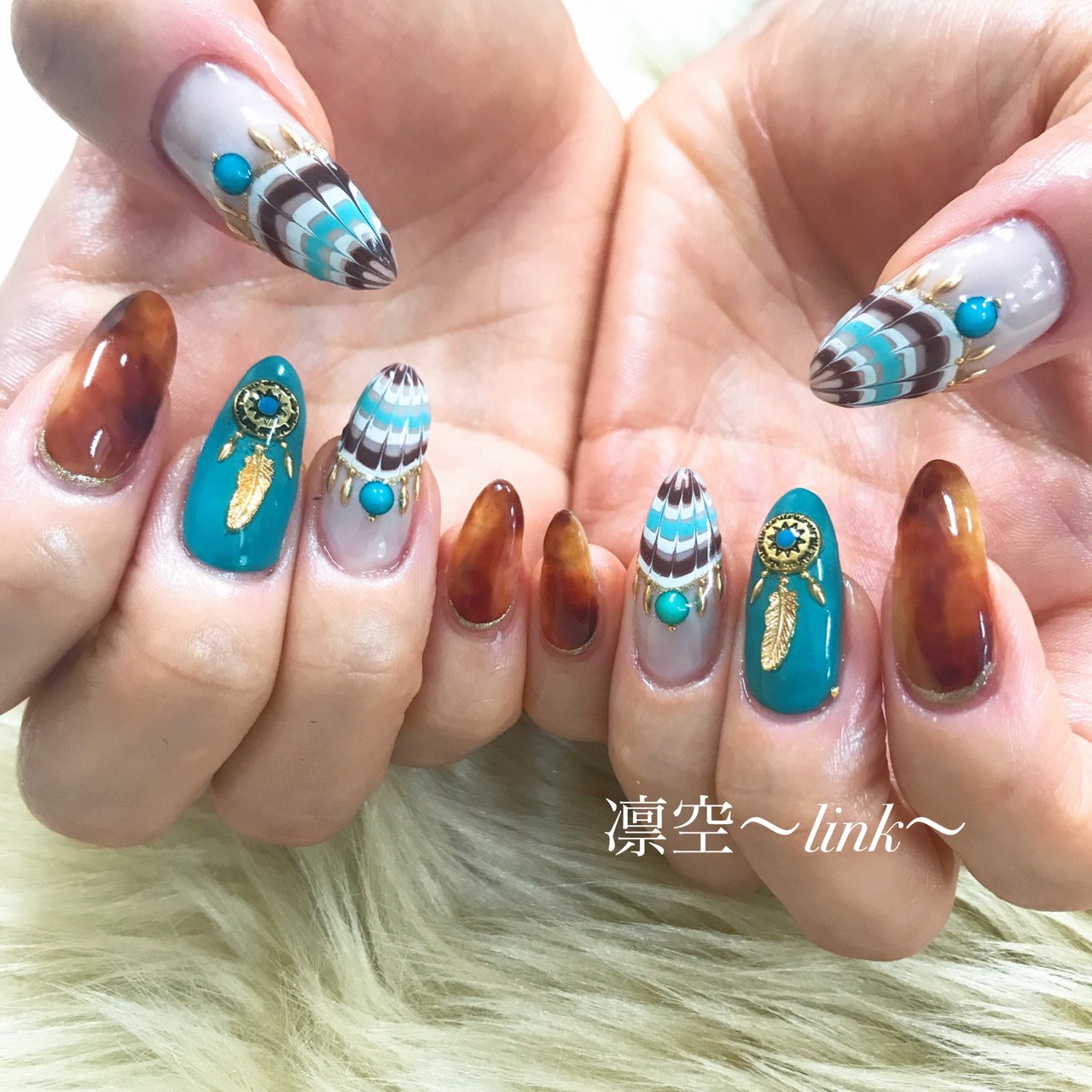 夏/旅行/海/リゾート/ハンド - haruka_linkのネイルデザイン[No