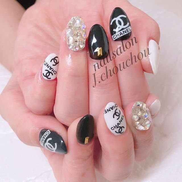 オールシーズン パーティー デート ハンド ラメ J Chou Chou Nailのネイルデザイン No ネイルブック