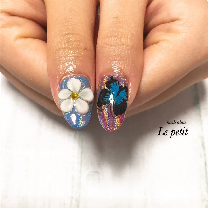 春 夏 旅行 海 ハンド Nailslon Le Petitのネイルデザイン No ネイルブック