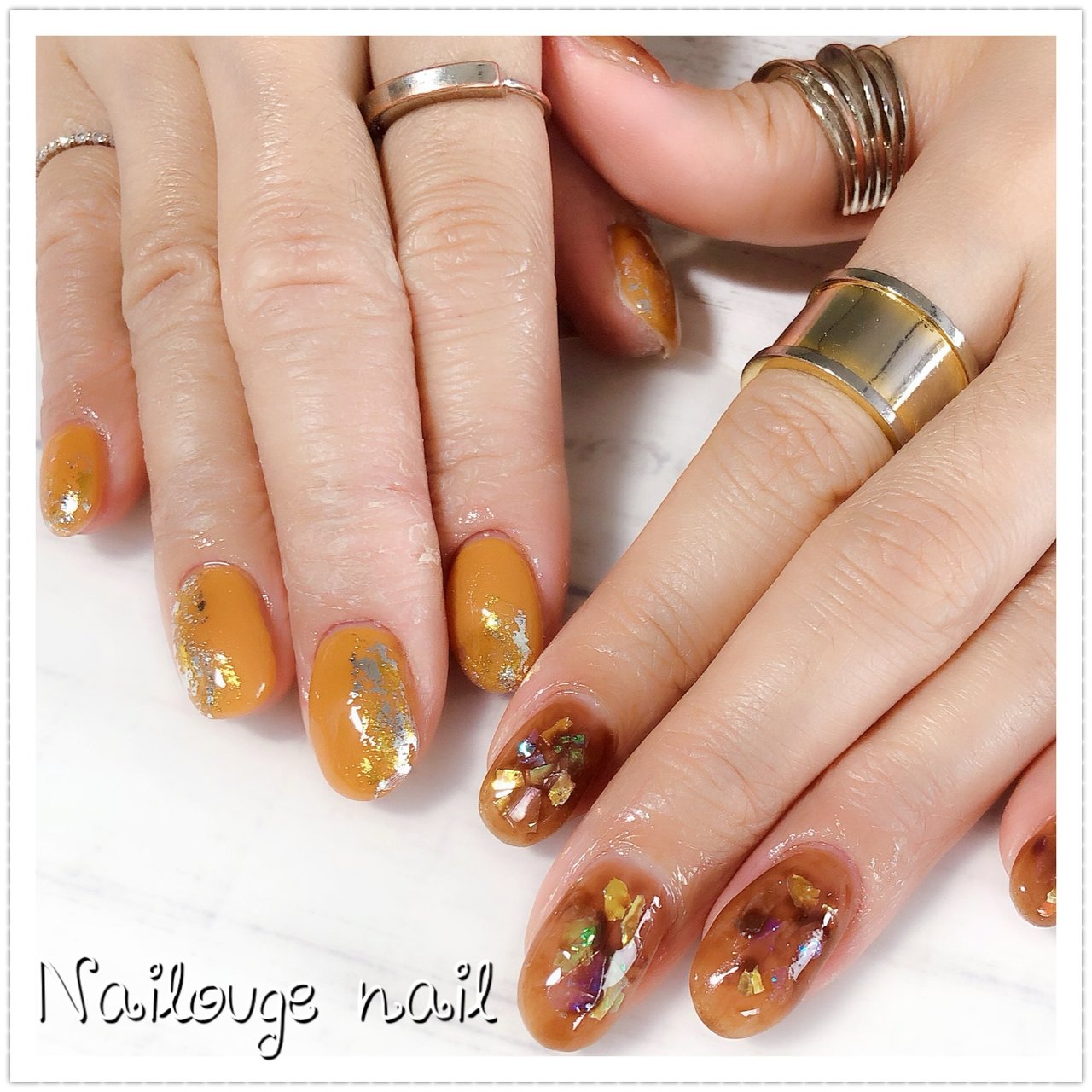 夏 デート 女子会 ハンド ホイル Nailsalon Nailougeのネイルデザイン No ネイルブック