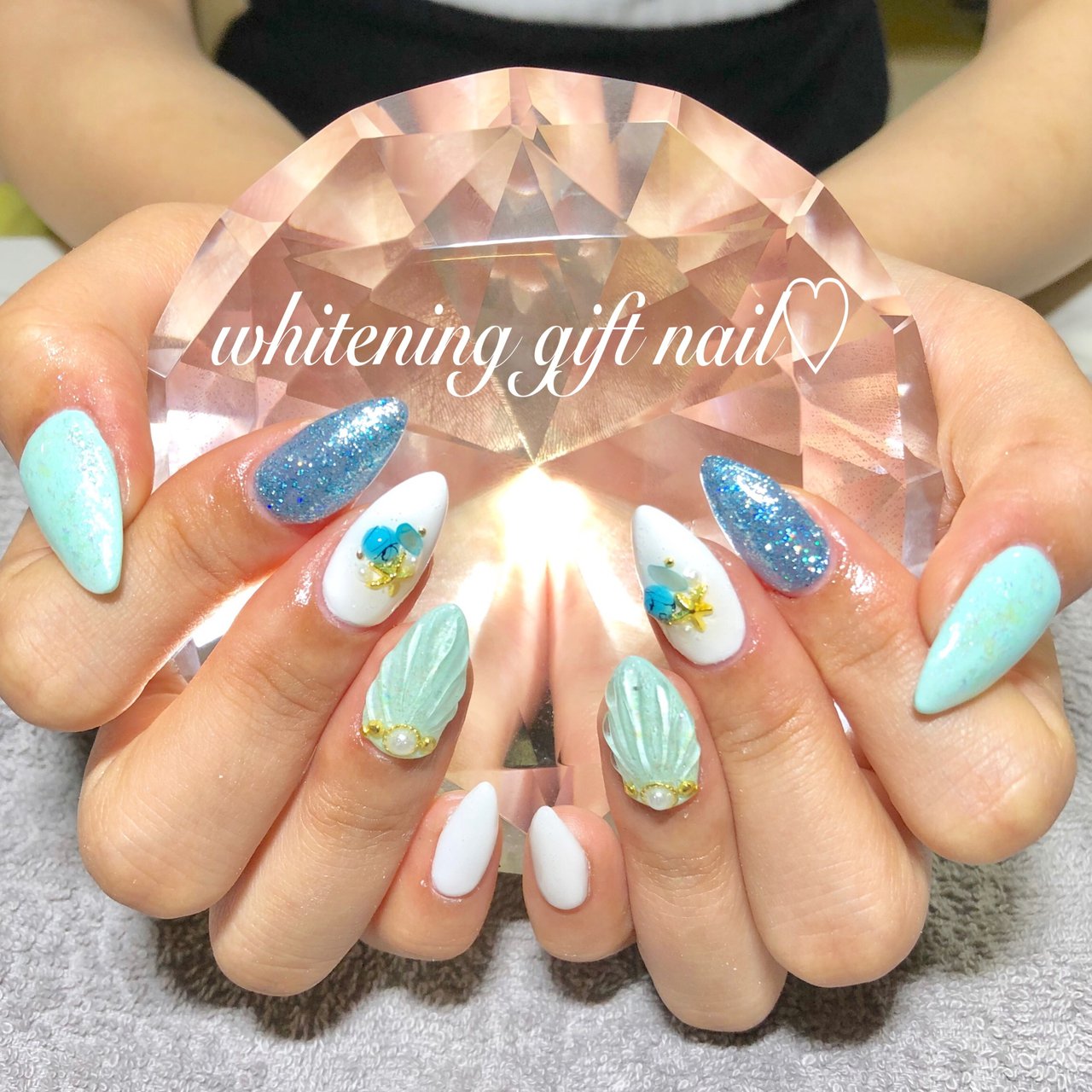 夏 海 リゾート パーティー ハンド Nailsalon R ネイルサロンアール のネイルデザイン No ネイルブック