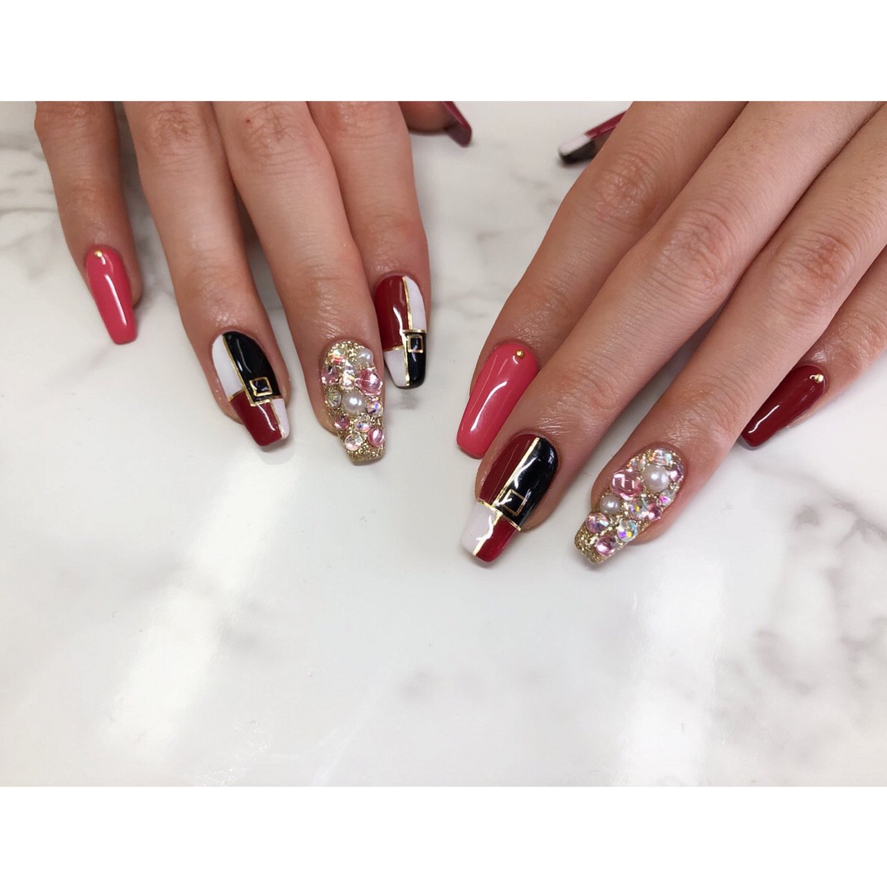 ハンド ロング Nail Salon Belindaのネイルデザイン No 4385973 ネイルブック