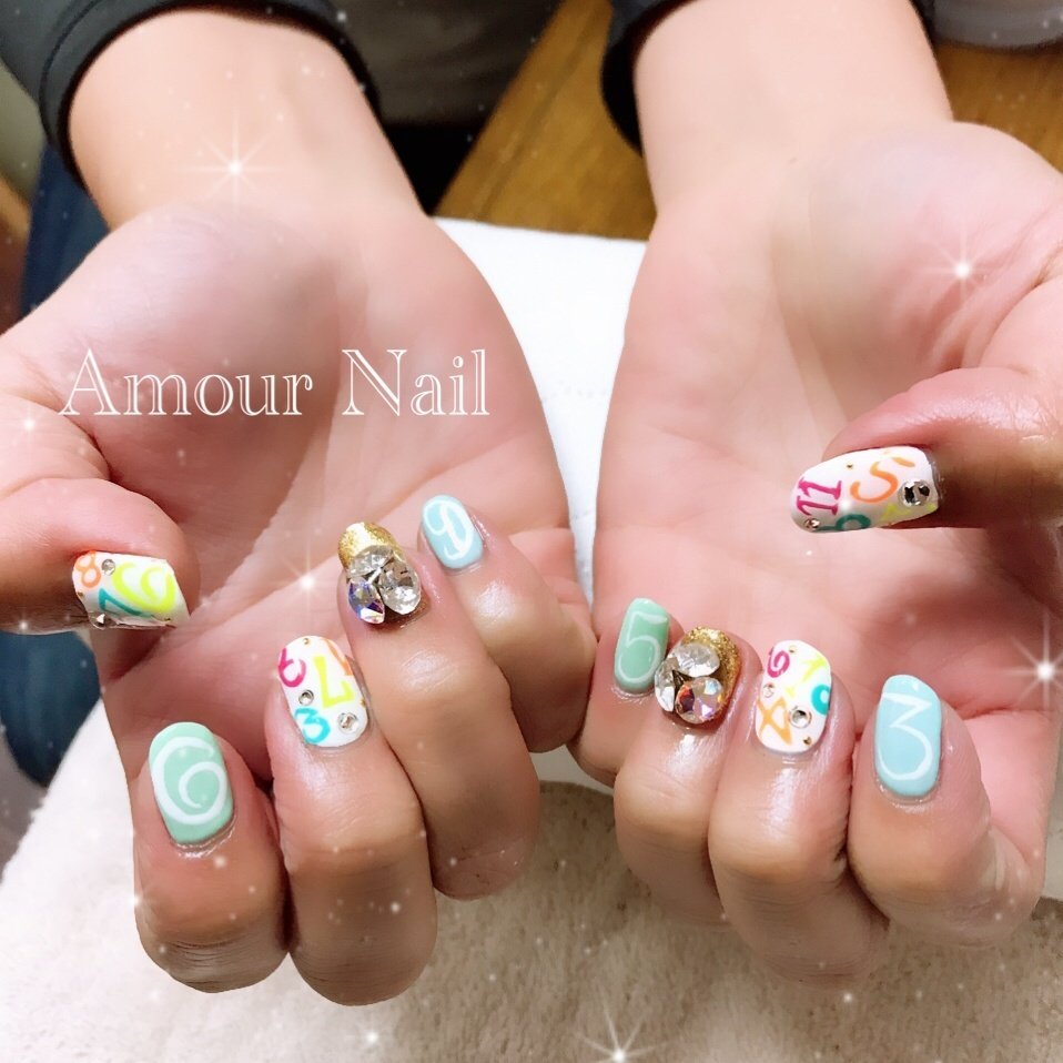 海 リゾート ライブ パーティー ハンド Amour Nailのネイルデザイン No ネイルブック