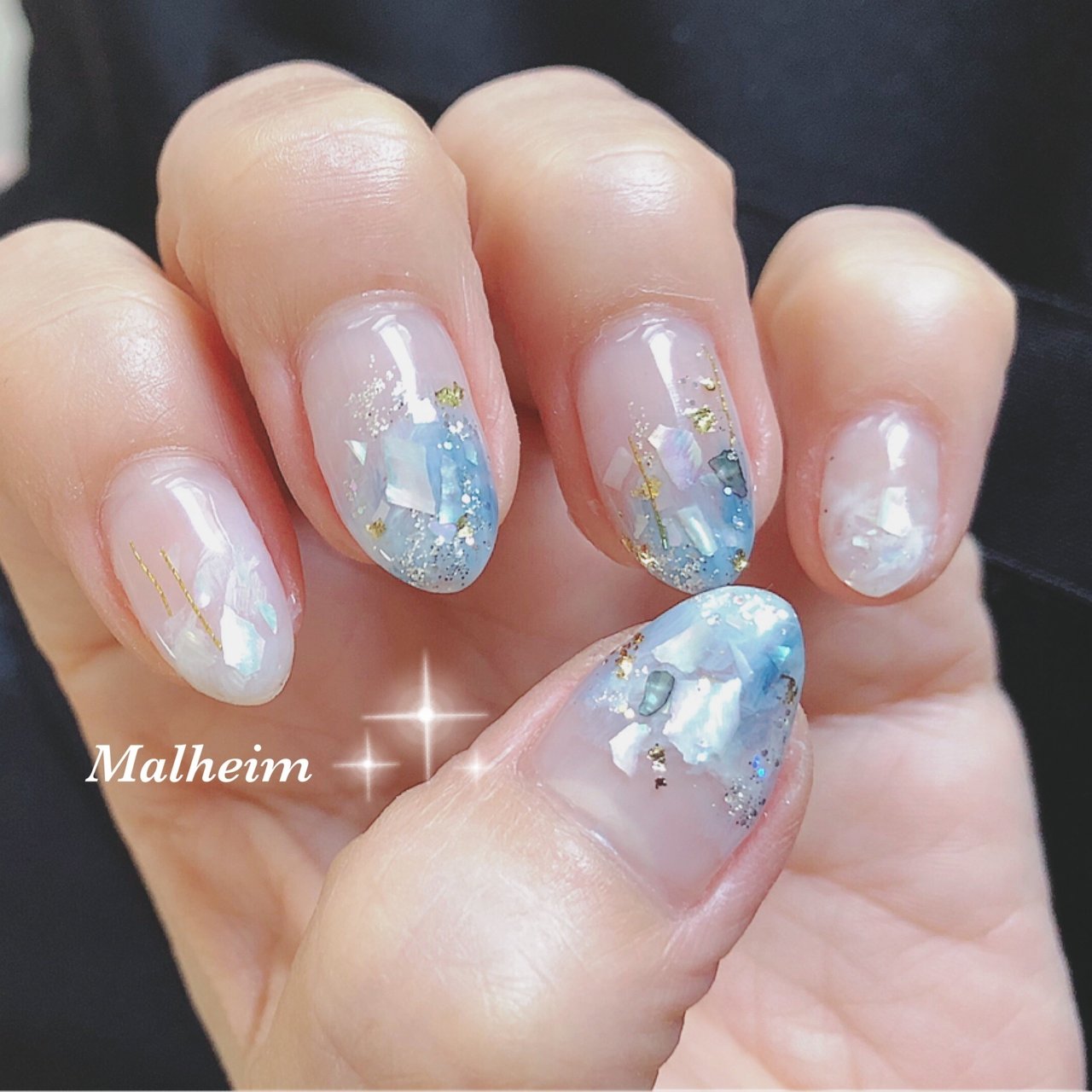 夏 海 リゾート デート ラメ Nails Malheim メルヘイム のネイルデザイン No ネイルブック