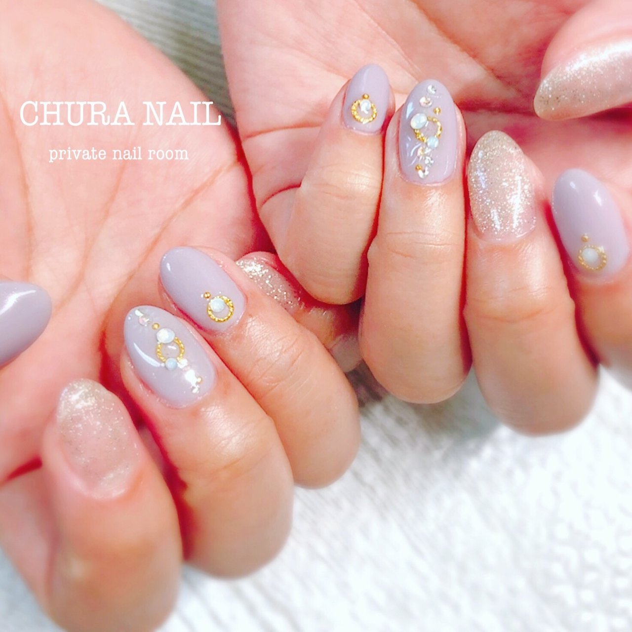 春 夏 オールシーズン ハンド シンプル Chura Nailのネイルデザイン No ネイルブック