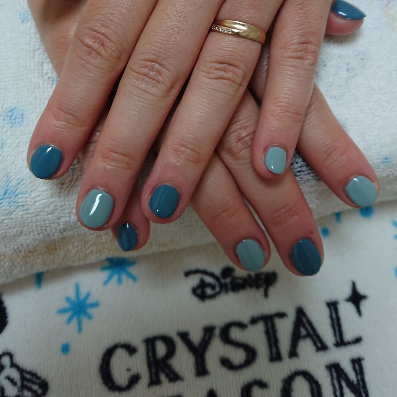 ハンド シンプル ブルー ネイビー あいのネイルデザイン No ネイルブック