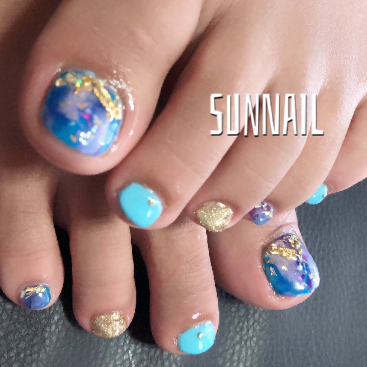 夏 海 リゾート 浴衣 フット Sunnailのネイルデザイン No ネイルブック