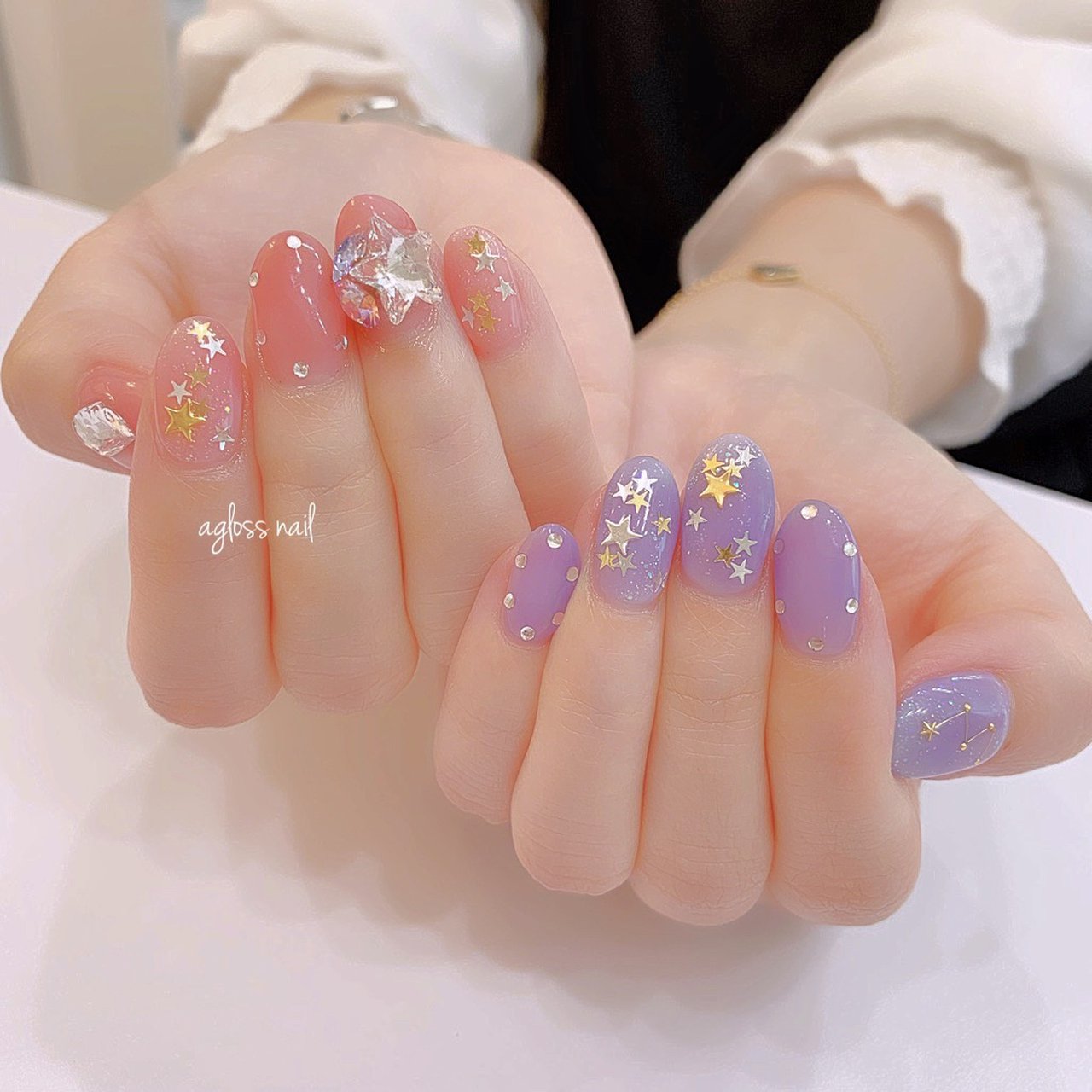 オールシーズン 梅雨 七夕 ハロウィン ハンド Agloss Nailのネイルデザイン No ネイルブック