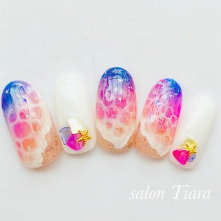 サンセットビーチのネイルデザイン ネイルブック