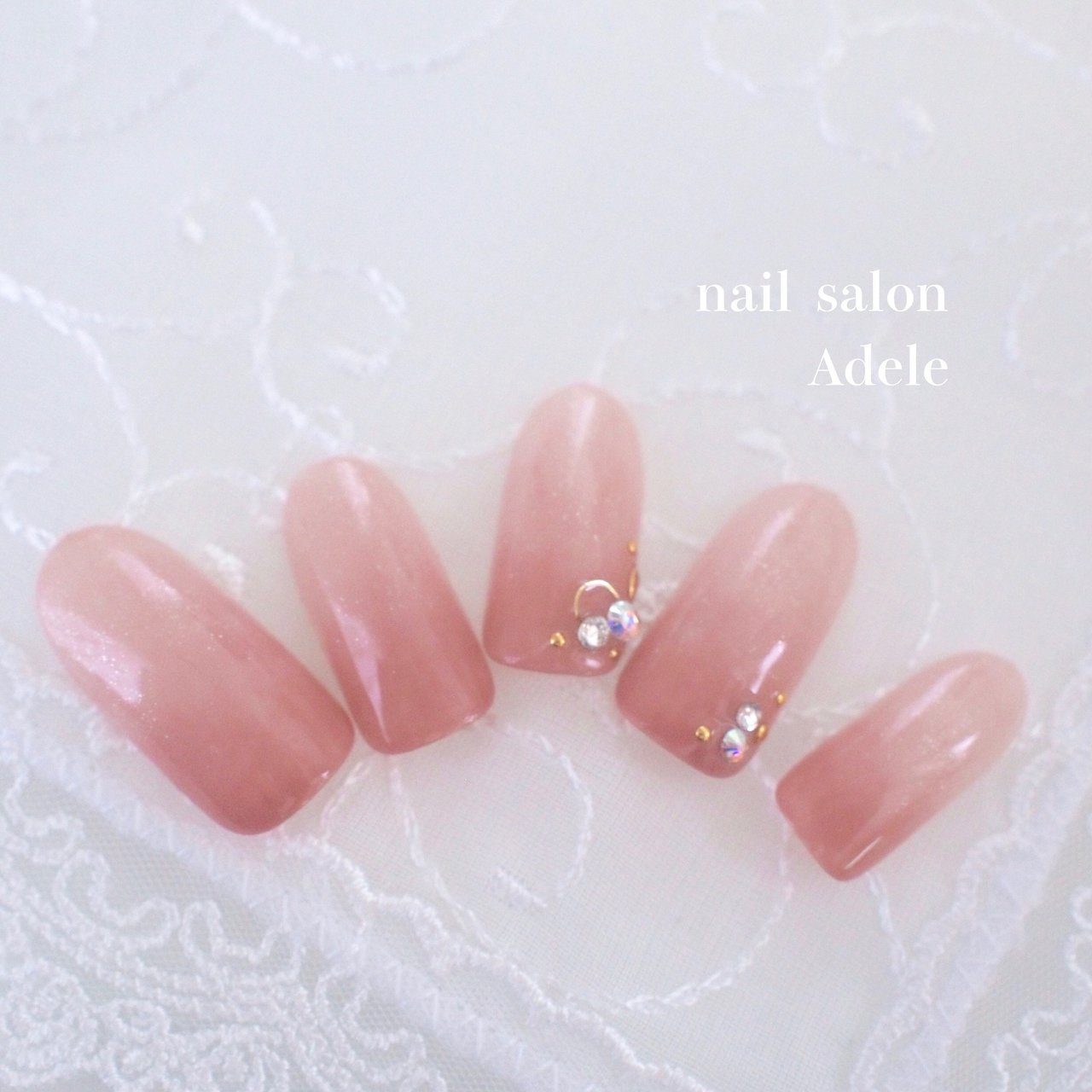 オールシーズン オフィス パーティー 女子会 ハンド Nail Salon Adeleのネイルデザイン No ネイルブック